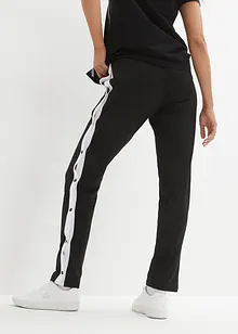 Pantaloni da jogging ad asciugatura rapida con bottoni automatici, bonprix