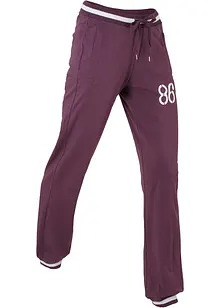 Pantaloni in felpa di misto cotone elasticizzato, bonprix