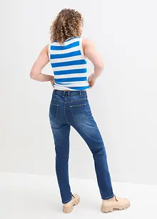 Jeans elasticizzati boyfriend, vita media, bonprix