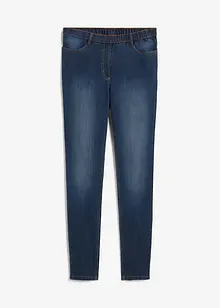 Jeggings di jeans con cinta comoda skinny, bonprix