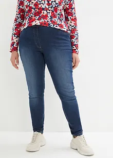 Jeggings di jeans con cinta comoda skinny, bonprix