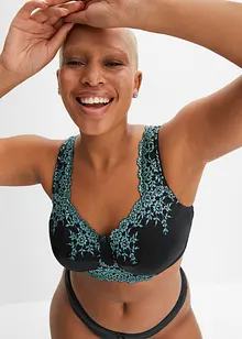 Reggiseno contenitivo senza ferretto con spalline imbottite, bonprix