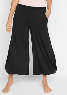 Pantaloni culotte loungewear con gambe larghe, bonprix