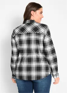 Camicia a quadri in puro cotone, bonprix