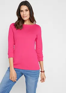 Maglia a maniche lunghe in puro cotone biologico, bonprix