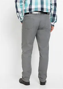 Pantaloni regular fit in twill di puro cotone, straight, bonprix