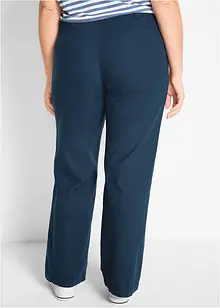 Pantaloni in misto lino con cinta comoda, bonprix