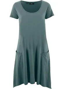 Abito corto in cotone con filato fiammato, bonprix