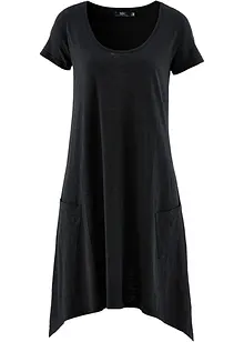 Abito corto in cotone con filato fiammato, bonprix