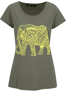 T-shirt in cotone con stampa, bonprix