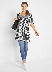 Maglia lunga in misto viscosa, bonprix
