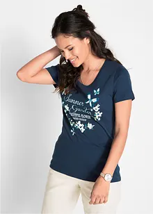 T-shirt in cotone a maniche corte, bonprix