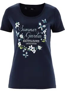 T-shirt in cotone a maniche corte, bonprix