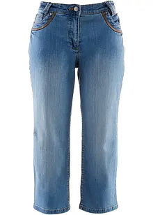 Jeans capri slim fit, vita media, bonprix