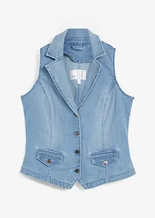 Gilet in jeans elasticizzato, bonprix