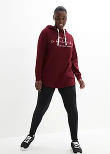 Tuta sportiva con felpa lunga e leggings (set 2 pezzi), bonprix