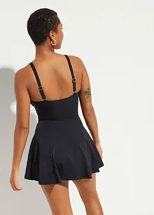 Abito da bagno modellante a compressione media con mesh trasparente, bonprix