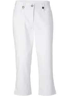Pantaloni cropped in bengalina con fascia comoda in vita, bonprix