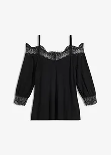 Maglia con pizzo, bonprix