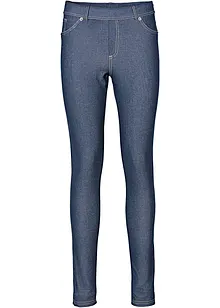 Leggings effetto jeans in misto cotone, bonprix