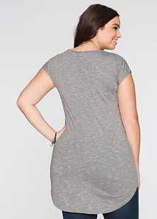 Maglia lunga in misto viscosa, bonprix