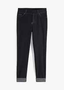 Leggings effetto jeans in misto cotone, bonprix