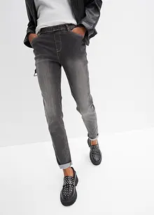 Jeans skinny con cinta comoda, vita media, bonprix