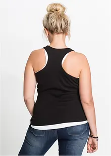 Canotta a costine in puro cotone biologico (pacco da 2), bonprix