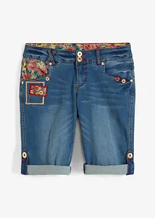 Shorts di jeans, a vita media, bonprix