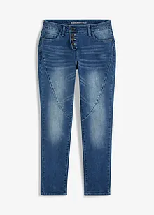Jeans boyfriend elasticizzati, vita bassa, bonprix