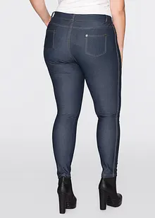 Leggings effetto jeans in misto cotone, bonprix