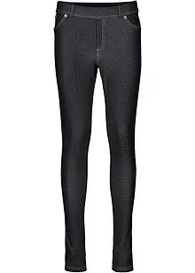 Leggings effetto jeans in misto cotone, bonprix