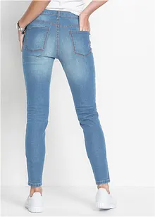 Jeans skinny cropped, vita media, bonprix