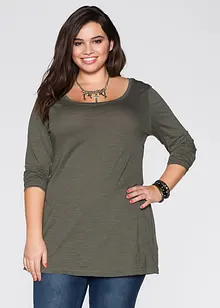 Maglia a maniche lunghe in puro cotone, bonprix