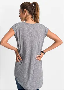 Maglia lunga in misto viscosa, bonprix