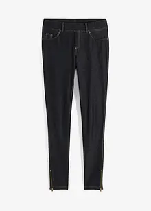 Leggings effetto jeans con cerniere, bonprix