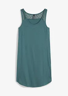 Abito in maglina di cotone con pizzo, bonprix