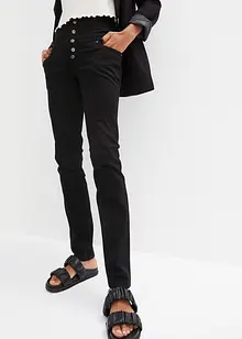 Pantaloni elasticizzati in twill, bonprix