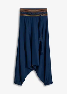 Pantaloni alla turca in viscosa fluente, bonprix