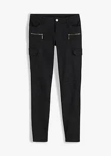 Pantaloni cargo in misto cotone elasticizzato, bonprix