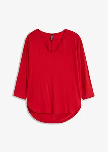 Maglia con maniche a 3/4 in misto viscosa elastan, bonprix