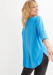 Maglia con maniche a 3/4 in misto viscosa elastan, bonprix
