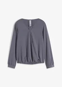 Blusa a portafoglio, bonprix