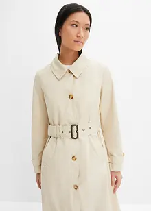 Cappotto stile trench con cappuccio staccabile, bonprix