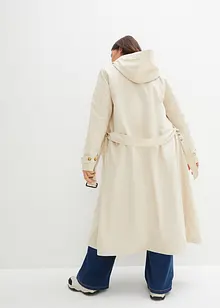 Cappotto stile trench con cappuccio staccabile, bonprix