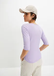 Maglia a coste in viscosa morbida, bonprix