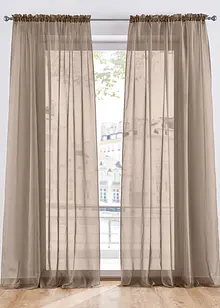 Tende trasparenti in leggero voile (pacco da 2), bonprix