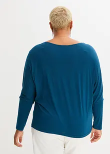 Maglia a maniche lunghe in misto viscosa morbido, bonprix