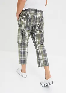 Pantaloni cargo cropped loose fit, straight, bpc bonprix collection