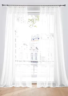 Tende trasparenti in leggero voile (pacco da 2), bonprix